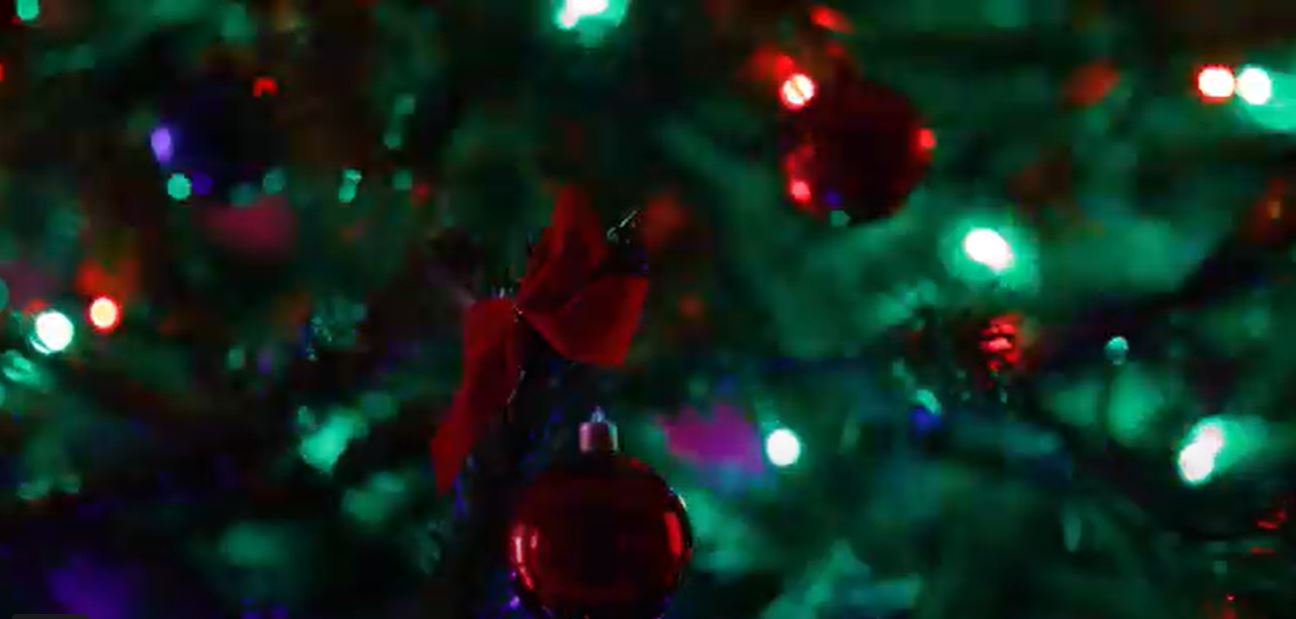 Free stock footage of red Christmas baubles in a tree